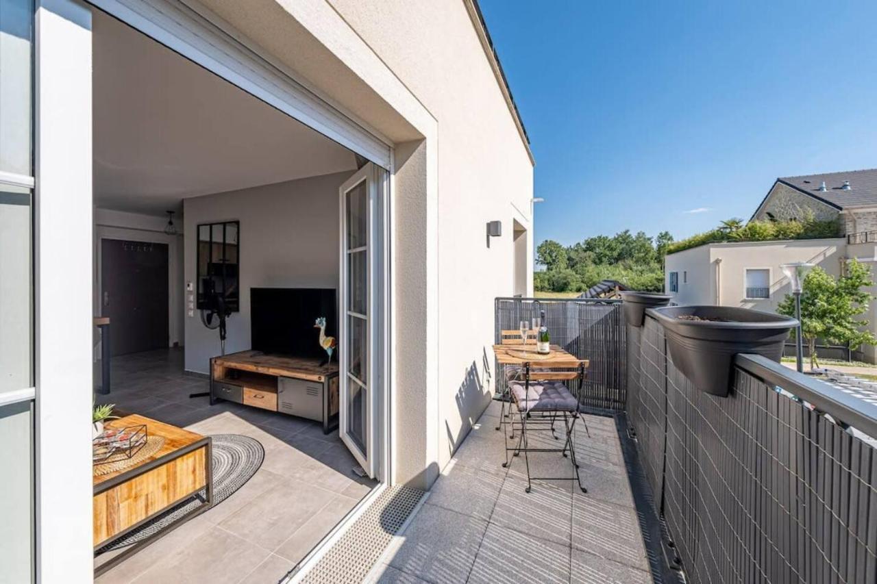 F2 Cozy Pour 4 Proche Disneyland - Fairytale Factory Villeneuve-Saint-Denis Exterior foto
